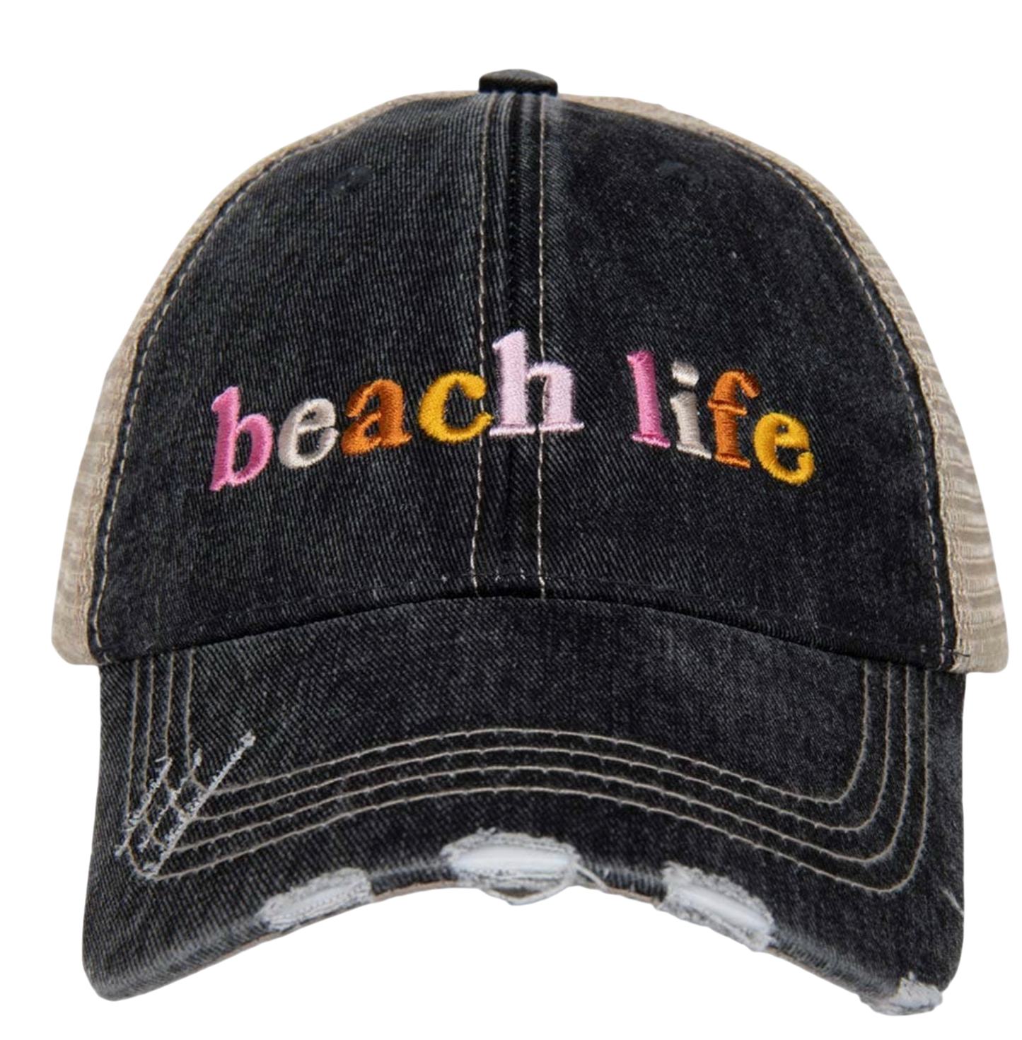 Beach Life Trucker Hat - The Sandy Santa