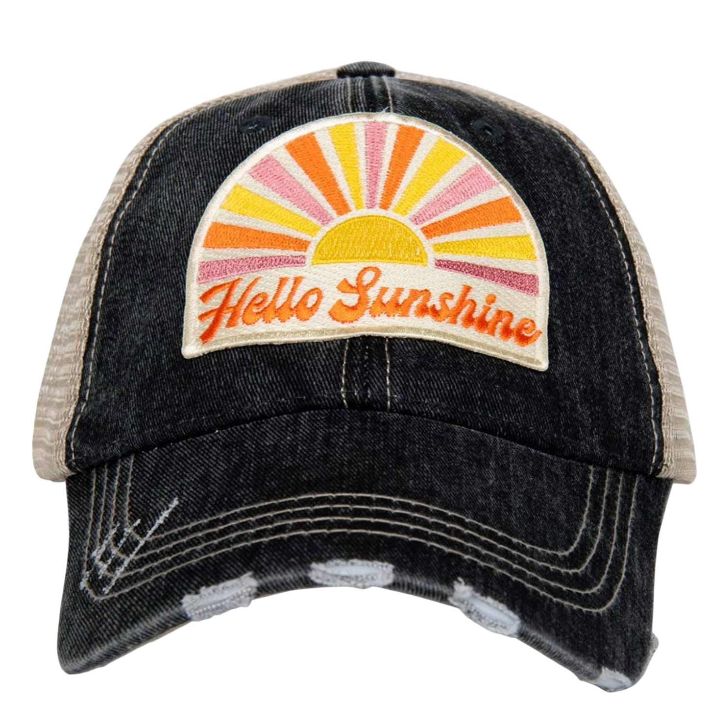Hello Sunshine Trucker Hat - The Sandy Santa