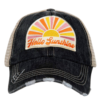 Hello Sunshine Trucker Hat - The Sandy Santa