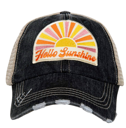 Hello Sunshine Trucker Hat - The Sandy Santa