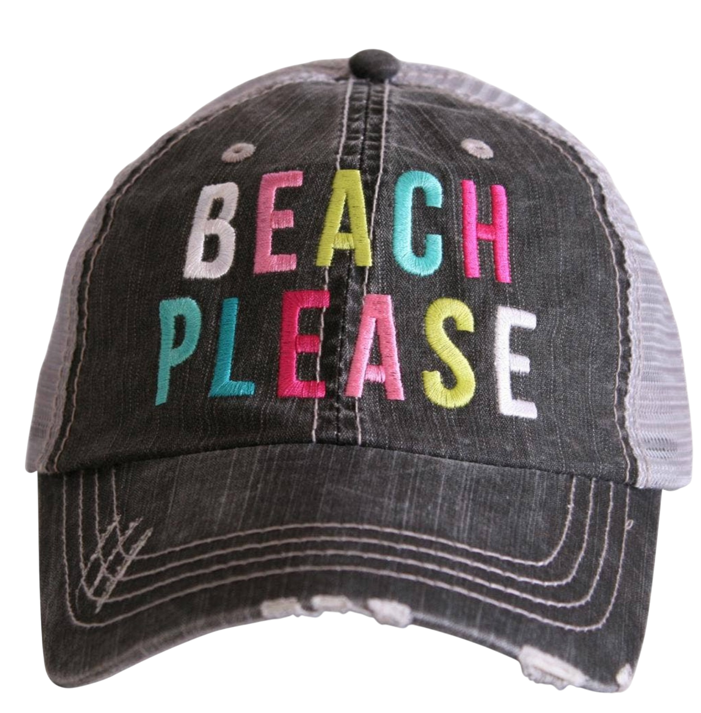 Beach Please Trucker Hats - The Sandy Santa