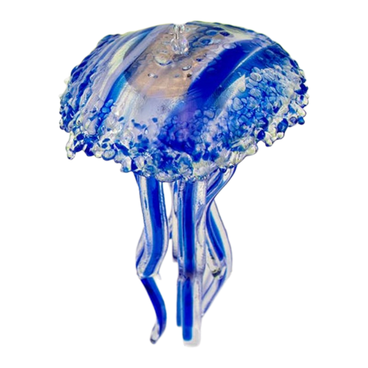 Jellyfish Ornament - Blue Spirit - The Sandy Santa