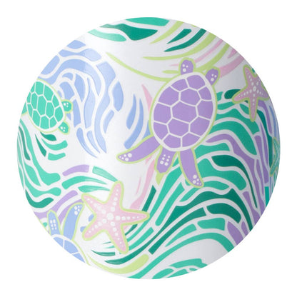 Sea Swirl Stemless Wine Cup (12oz) - The Sandy Santa