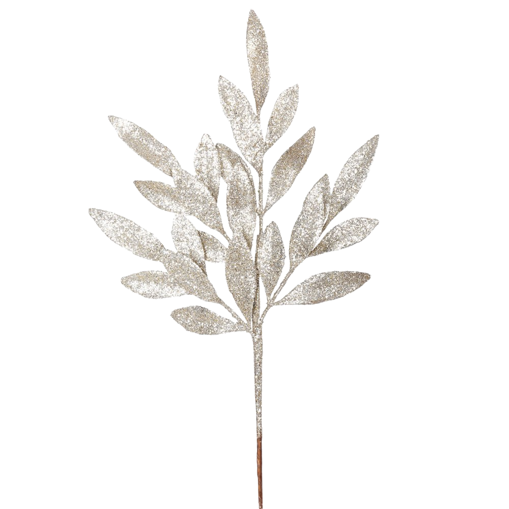 Champagne Glitter Bayleaf - The Sandy Santa