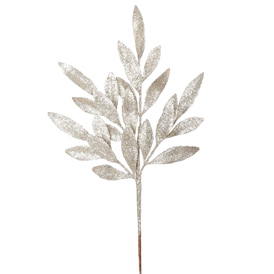 Champagne Glitter Bayleaf - The Sandy Santa