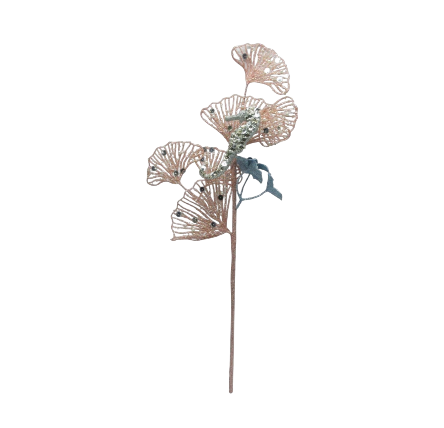 Pink Coral w/Blue Seahorse - The Sandy Santa