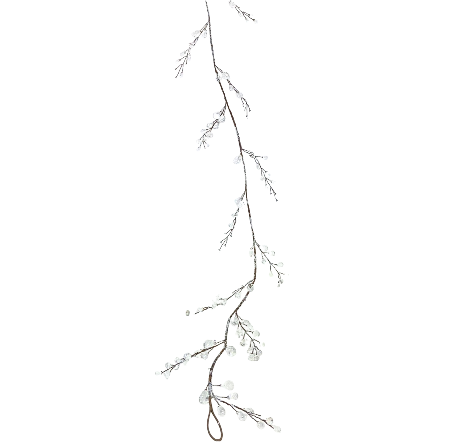 Dripping Ice Crystal Garland - The Sandy Santa