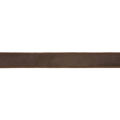 1" Reversible Classic Velvet Wired Ribbon Brown
