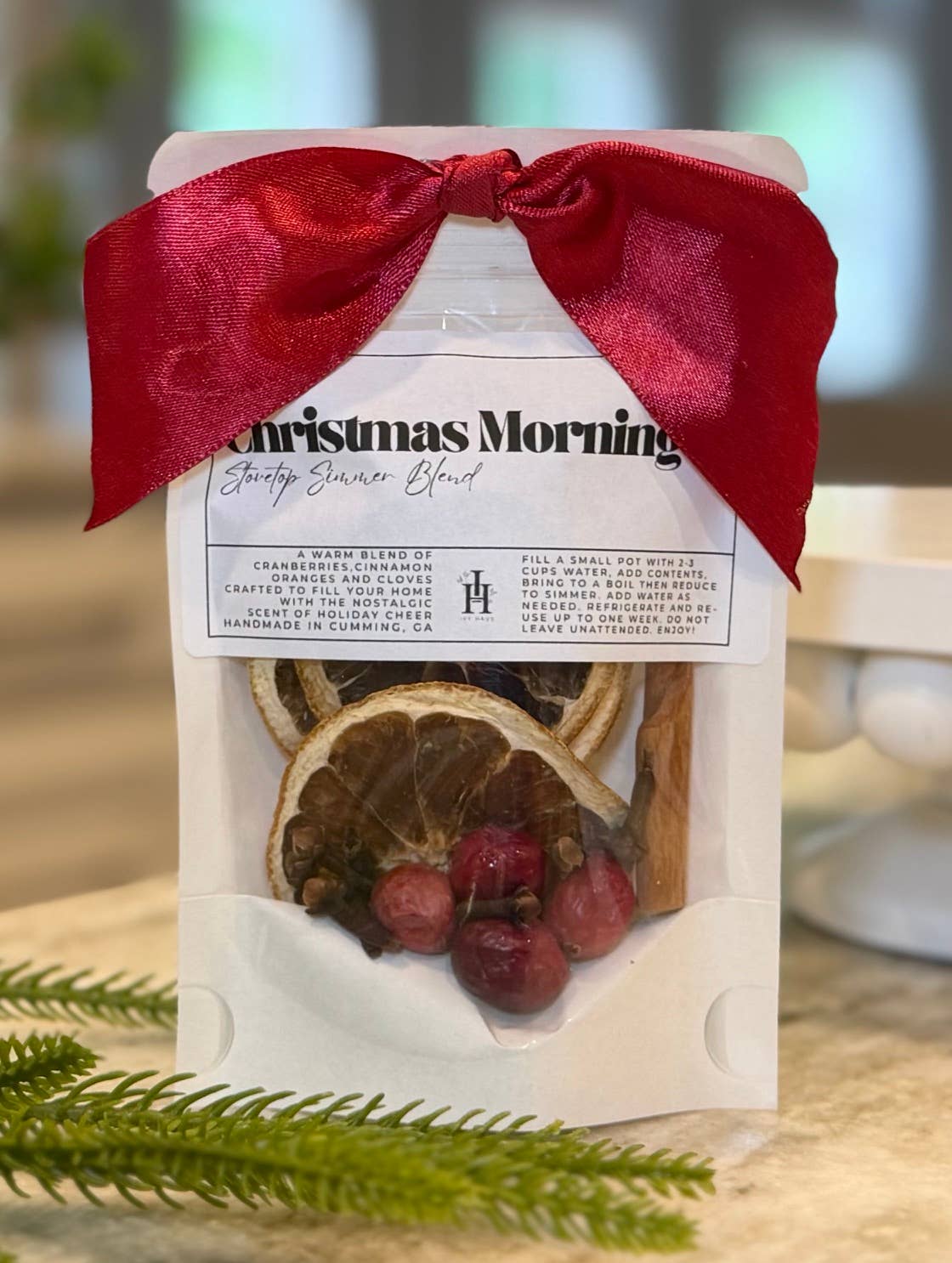 Christmas Morning Holiday Stovetop Simmer Blend Potpourri SM - The Sandy Santa
