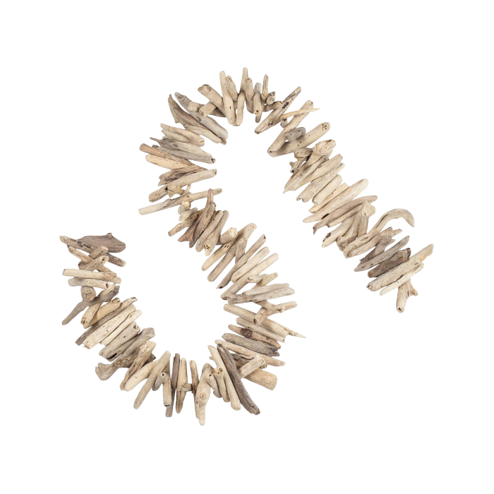 Natural Rustic Driftwood Coastal Garland - The Sandy Santa