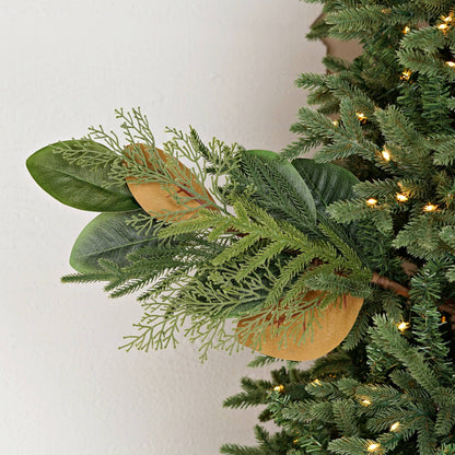 Magnolia Leaves, Norfolk, Cedar Pine Spray