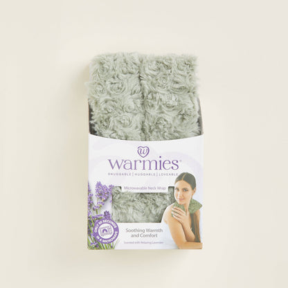 Curly Sage Green Warmies Neck Wrap - The Sandy Santa