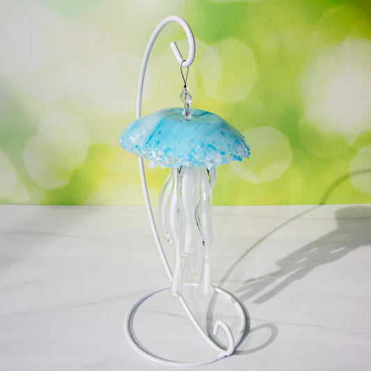 Baby Jellyfish Ornament - Turquoise - The Sandy Santa