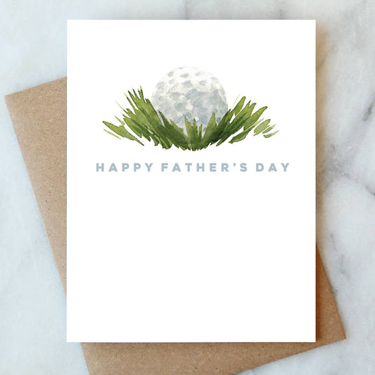 Golf Father's Day Greeting Card | Dad & Seasonal Card - The Sandy Santa