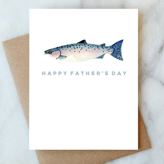 Fish Father's Day Greeting Card | Dad & Seasonal Card - The Sandy Santa