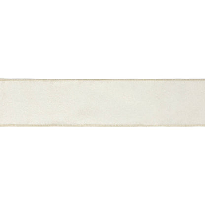 2 1/2" Velvet Gold/Ivory Ribbon