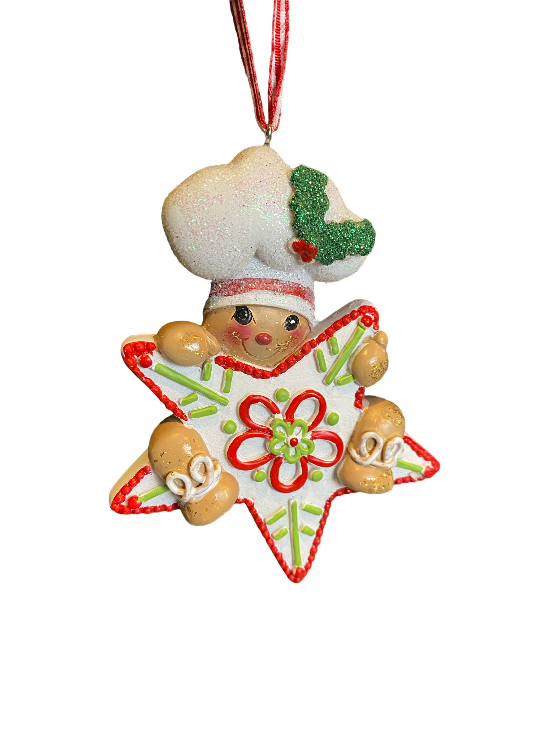 Gingerbread w/Cookie Ornament - The Sandy Santa