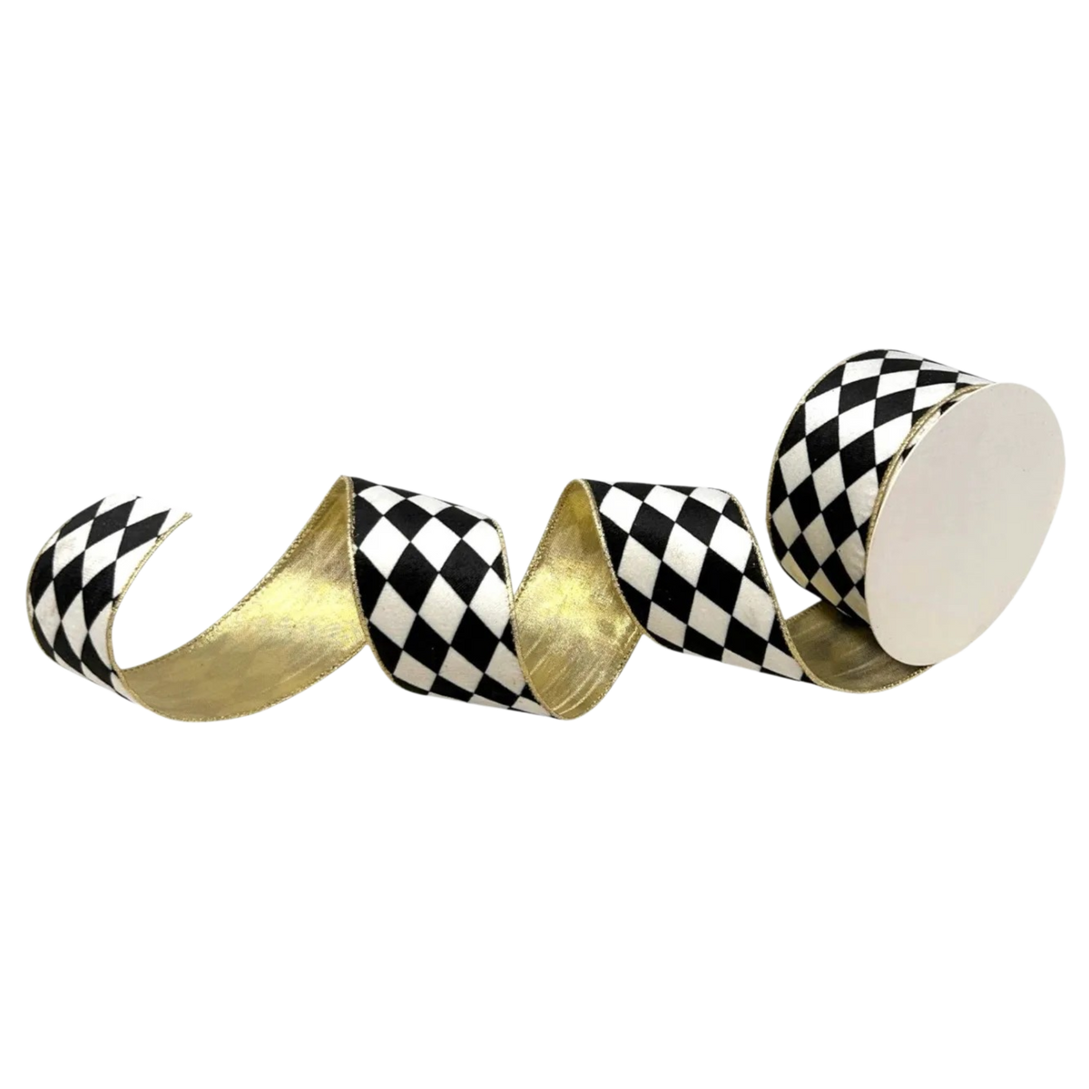 2.5" Harlequin Print Ribbon