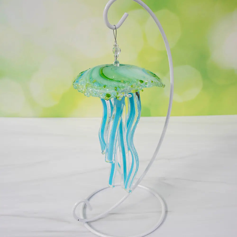 SOLD INDIVIDUALLY - Baby Jellyfish Ornament - Lagoon - The Sandy Santa