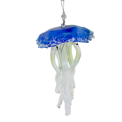 Jellyfish Ornament - Light Blue