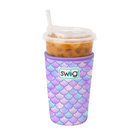 Mermaid Iced Cup Coolie (Medium) - The Sandy Santa