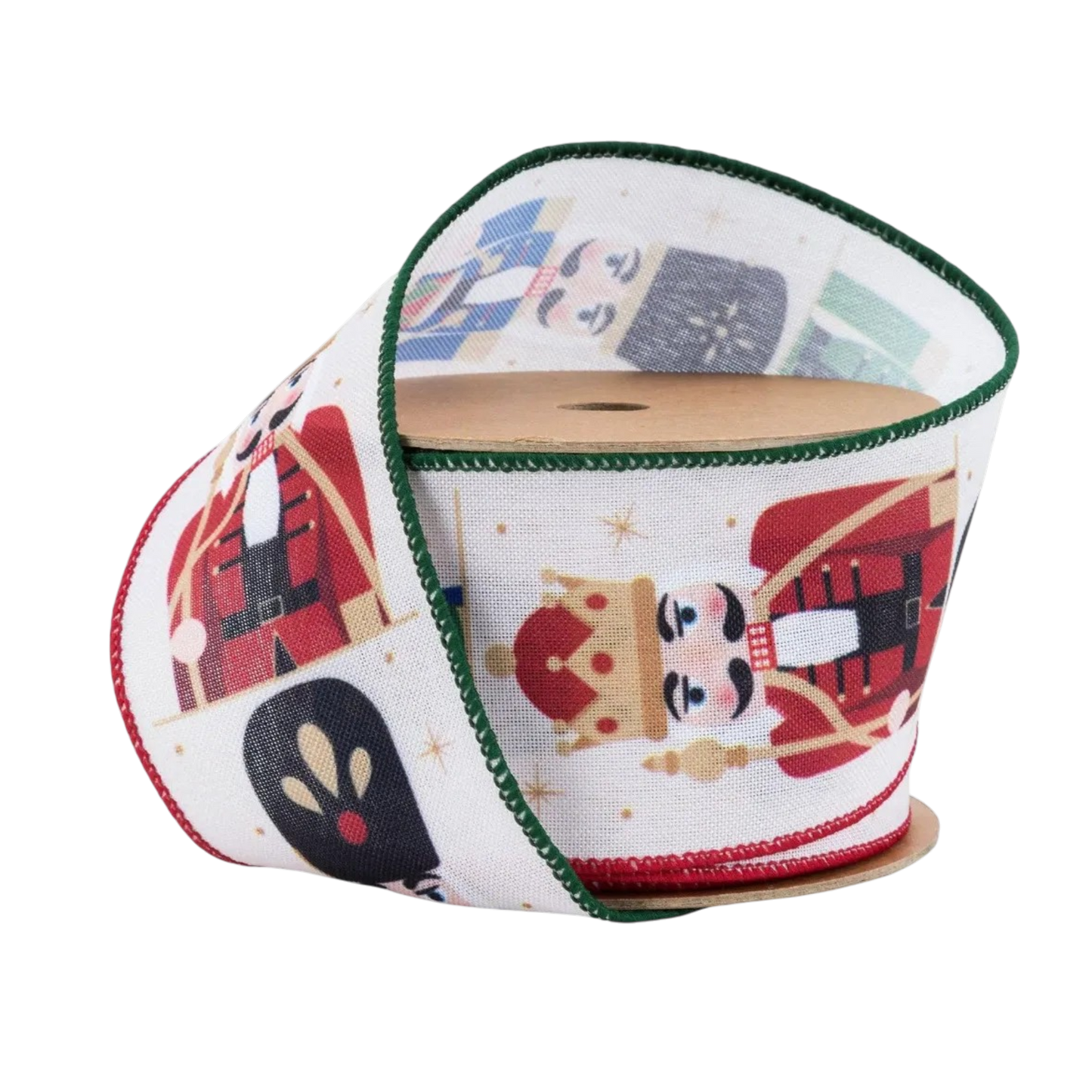 2 1/2" Nutcracker Wired Ribbon
