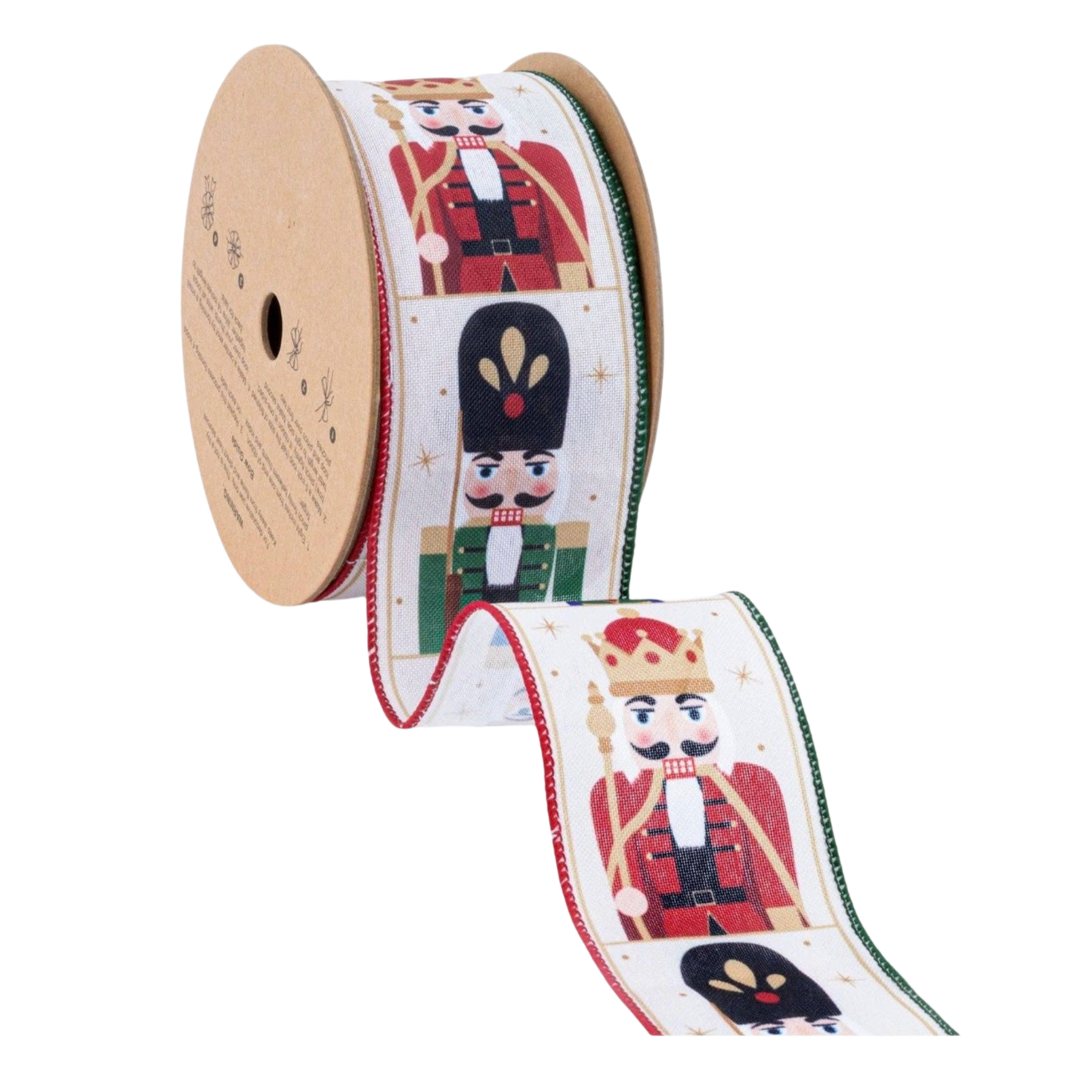 2 1/2" Nutcracker Wired Ribbon