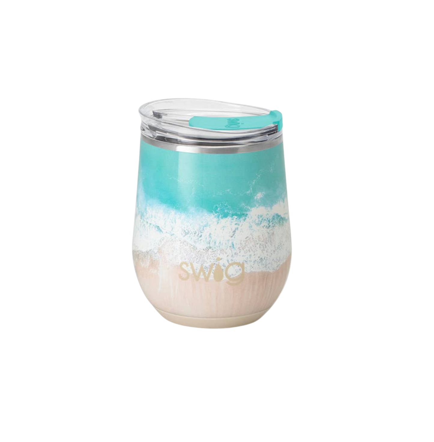 High Tide Stemless Wine Cup (12oz) - The Sandy Santa