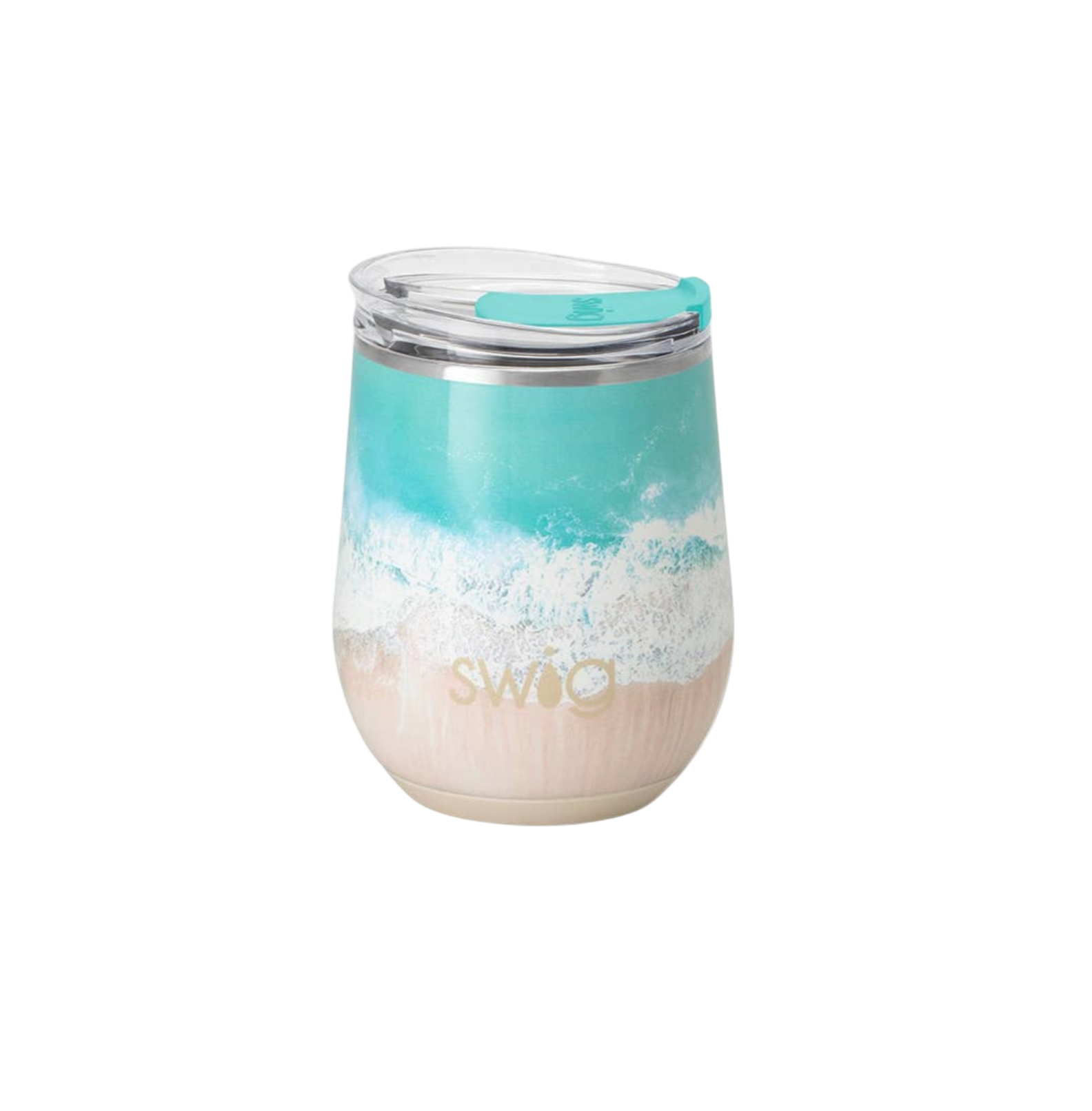 High Tide Stemless Wine Cup (12oz) - The Sandy Santa