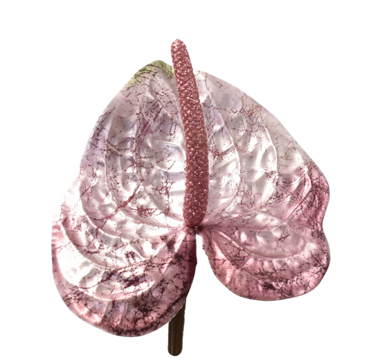 Metallic Pink Anthurium Spray - The Sandy Santa