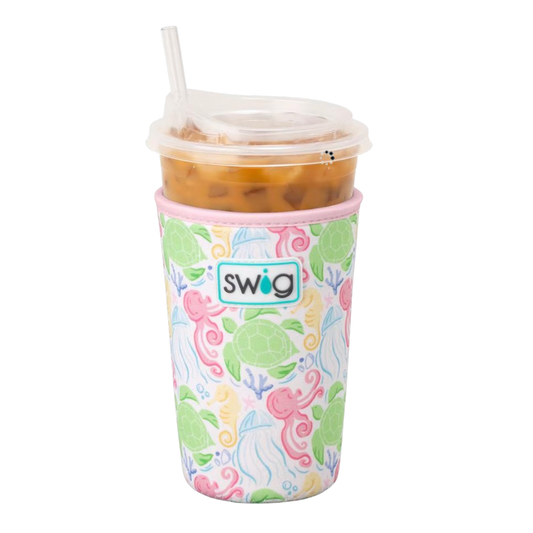 Summer Salt Iced Cup Coolie (Medium) - The Sandy Santa