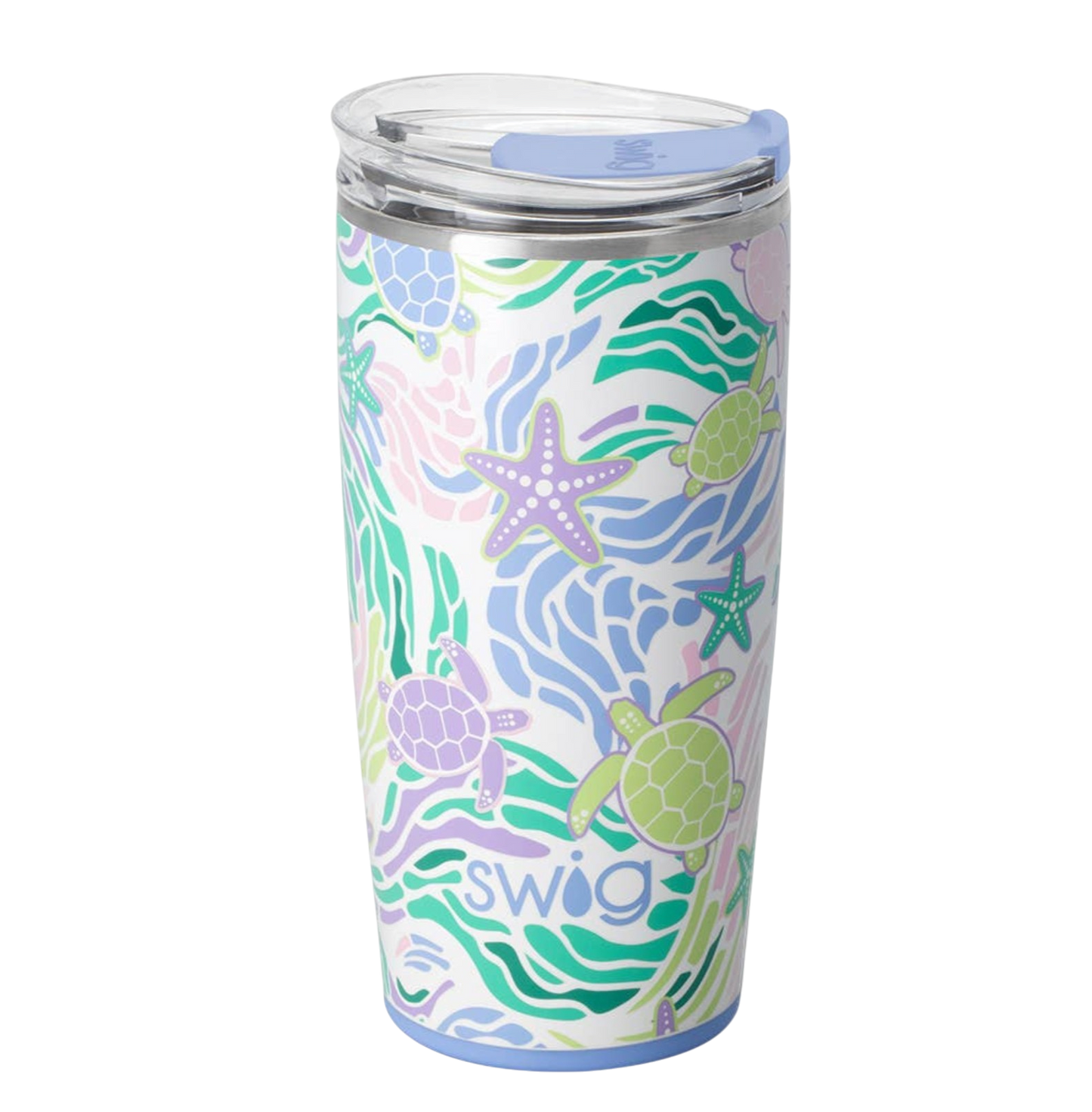 Sea Swirl Tumbler (22oz) - The Sandy Santa