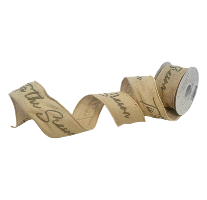 Tis the Season Jute Ribbon - The Sandy Santa